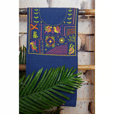 Lambani Hand Embroidered Kurti Fabric