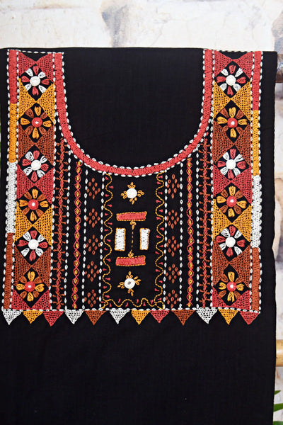 Lambani Hand Embroidered Kurti Fabric