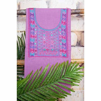 Lambani Hand Embroidered Kurti Fabric