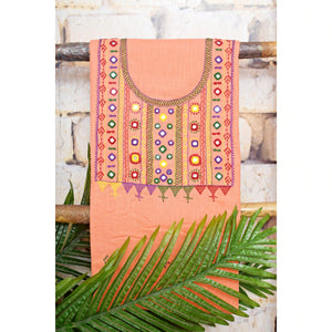 Lambani Hand Embroidered Kurti Fabric