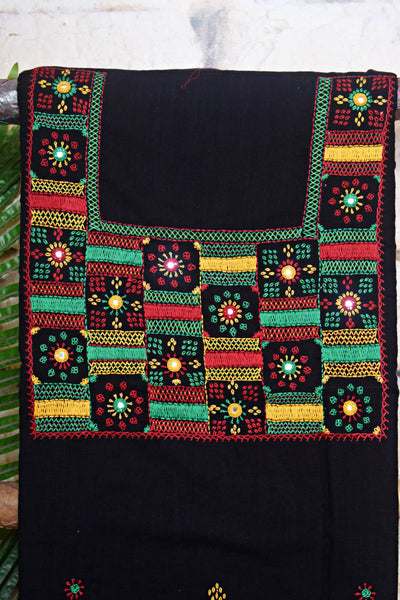Lambani Hand Embroidered Kurti Fabric