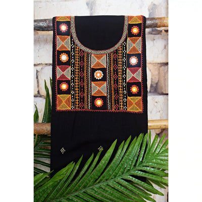 Lambani Hand Embroidered Kurti Fabric