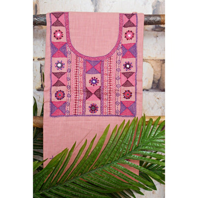 Lambani Hand Embroidered Kurti Fabric