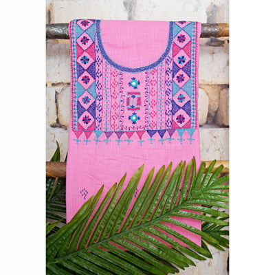 Lambani Hand Embroidered Kurti Fabric