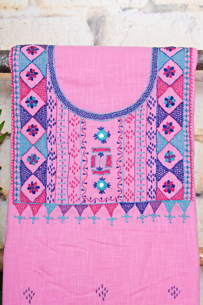 Lambani Hand Embroidered Kurti Fabric