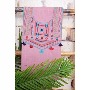 Lambani Hand Embroidered Kurti Fabric