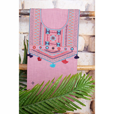 Lambani Hand Embroidered Kurti Fabric