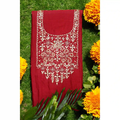 Zardosi Maheshwari Silk Kurti