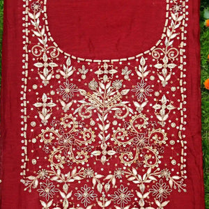Zardosi Maheshwari Silk Kurti