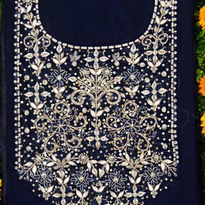 Zardosi Maheshwari Silk Kurti