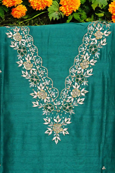 Zardosi Maheshwari Silk Kurti