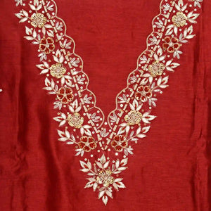 Zardosi Maheshwari Silk Kurti