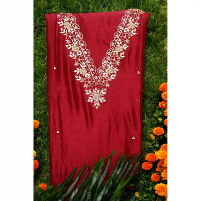 Zardosi Maheshwari Silk Kurti