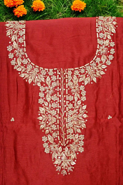 Zardosi Maheshwari Silk Kurti
