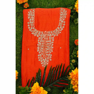 Zardosi Maheshwari Silk Kurti