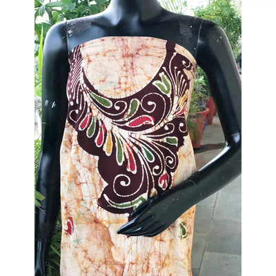 Hand-painted Kalam Batik kurti material in cotton