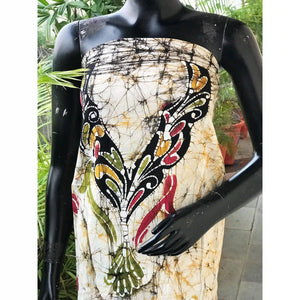 Hand-painted Kalam Batik kurti material in cotton