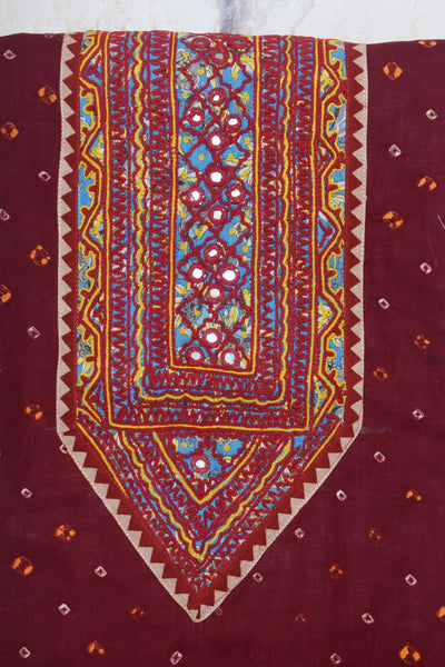 Bandhani Kutch Old Work Kurti