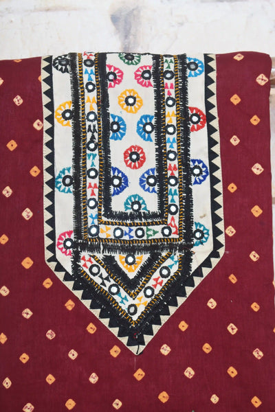 Bandhani Kutch Old Work Kurti