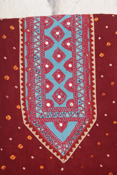 Bandhani Kutch Old Work Kurti