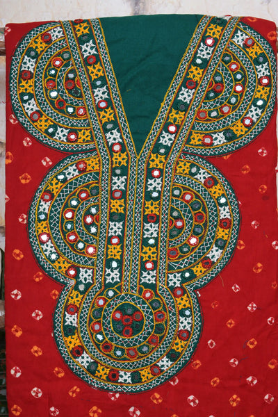 Kutch Work Bandhani Kurti