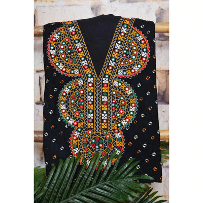 Kutch Work Bandhani Kurti