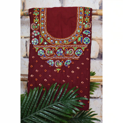 Kutch Work Bandhani Kurti