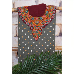 Kutch Work Bandhani Kurti
