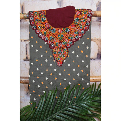 Kutch Work Bandhani Kurti