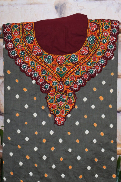 Kutch Work Bandhani Kurti