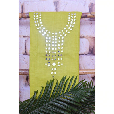 Mirror Work Cotton Kurti