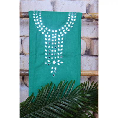 Mirror Work Cotton Kurti