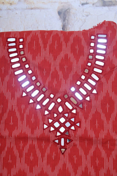 Mirror Work Cotton Kurti