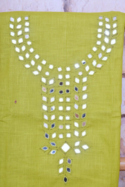 Mirror Work Cotton Kurti