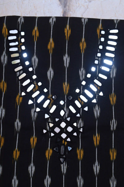 Mirror Work Cotton Kurti