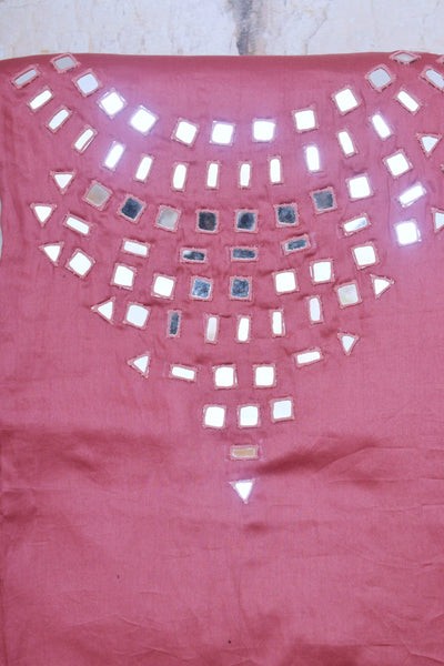 Mirror Work Cotton Kurti