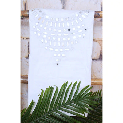 Mirror Work Cotton Kurti
