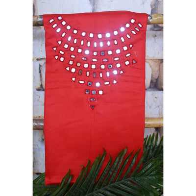 Mirror Work Cotton Kurti