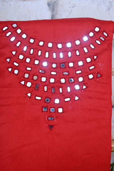 Mirror Work Cotton Kurti