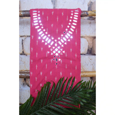 Mirror Work Cotton Kurti