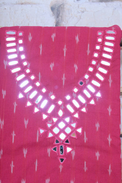 Mirror Work Cotton Kurti