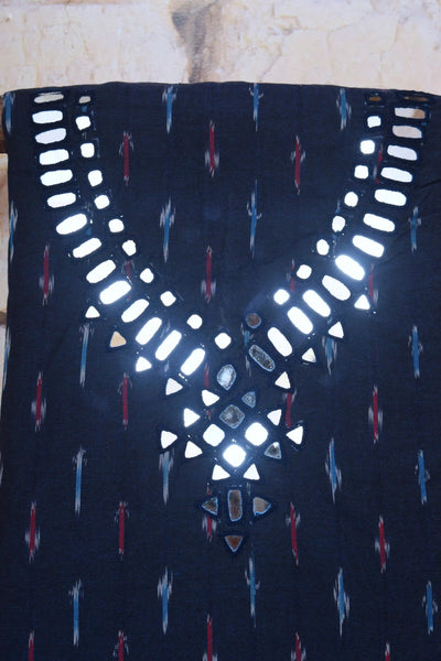 Mirror Work Cotton Kurti