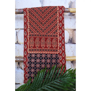 Ajrakh Block Print Patchwork Kurtis