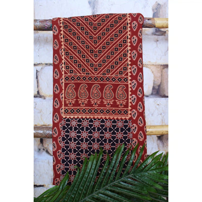 Ajrakh Block Print Patchwork Kurtis
