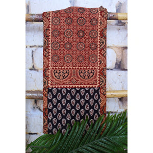 Ajrakh Block Print Patchwork Kurtis