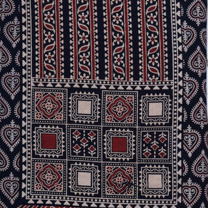 Ajrakh Block Print Patchwork Kurtis
