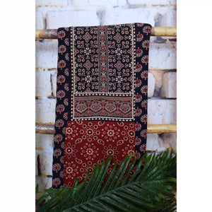 Ajrakh Block Print Patchwork Kurtis