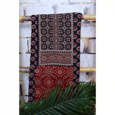Ajrakh Block Print Patchwork Kurtis