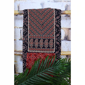 Ajrakh Block Print Patchwork Kurtis