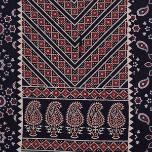 Ajrakh Block Print Patchwork Kurtis